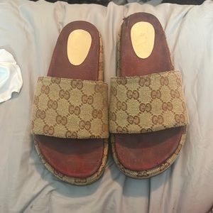 Gucci Platform Slides